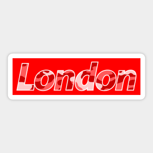 Camo supreme sticker deals